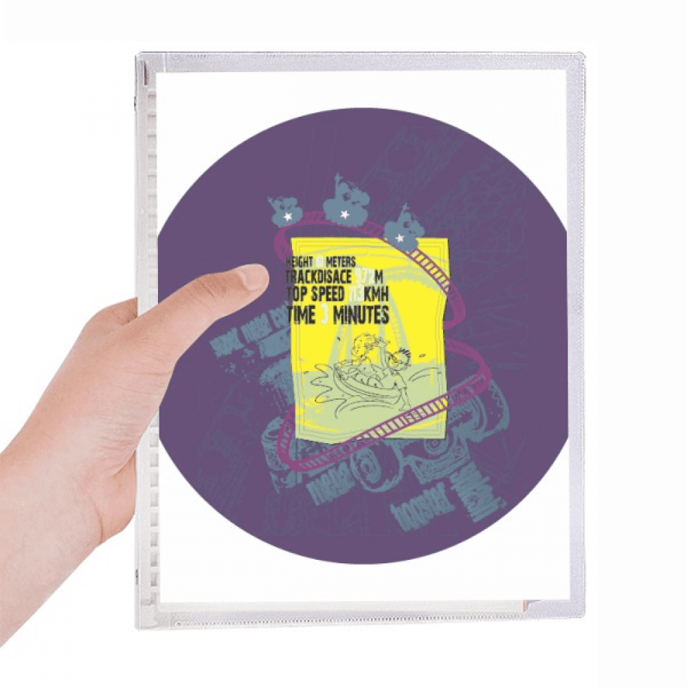 amusement park facilities roller coaster notebook loose diary ...