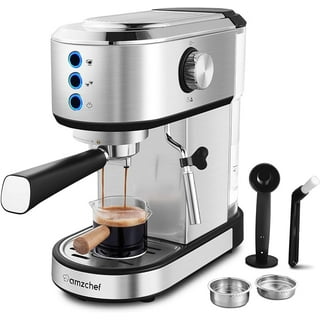 Espresso Machine Laekerrt for Home Barista, Milk Steam Frother Wand, for  Espresso, Cappuccino and Latte, Silver, CMEP02