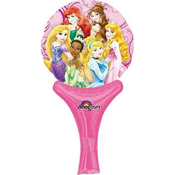 anagram international 2702801 inflate-a-fun foil balloon, 12", pink