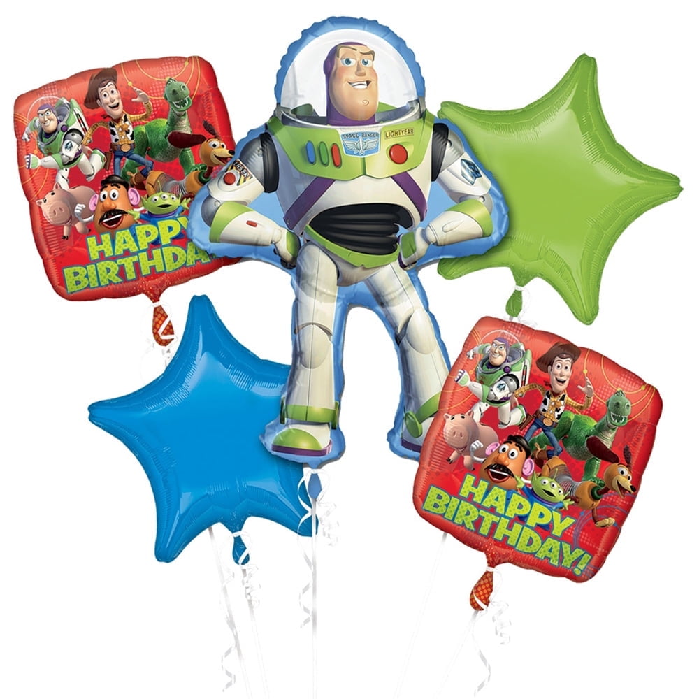 anagram international toy story gang birthday bouquet, multicolor