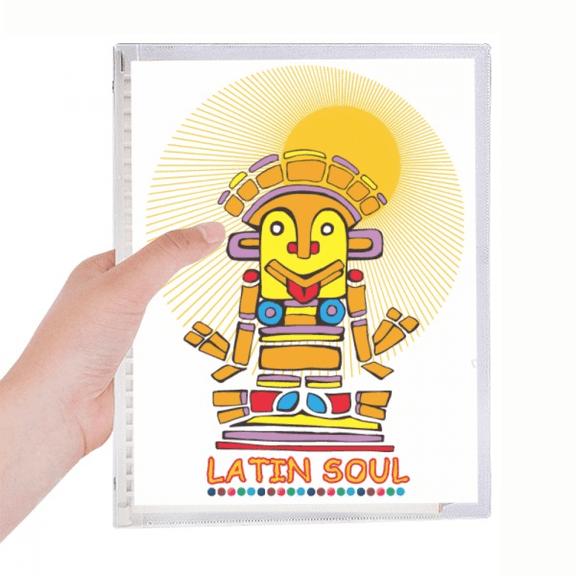 ancient egypt latin soul statue pattern notebook loose diary refillable journal statiry