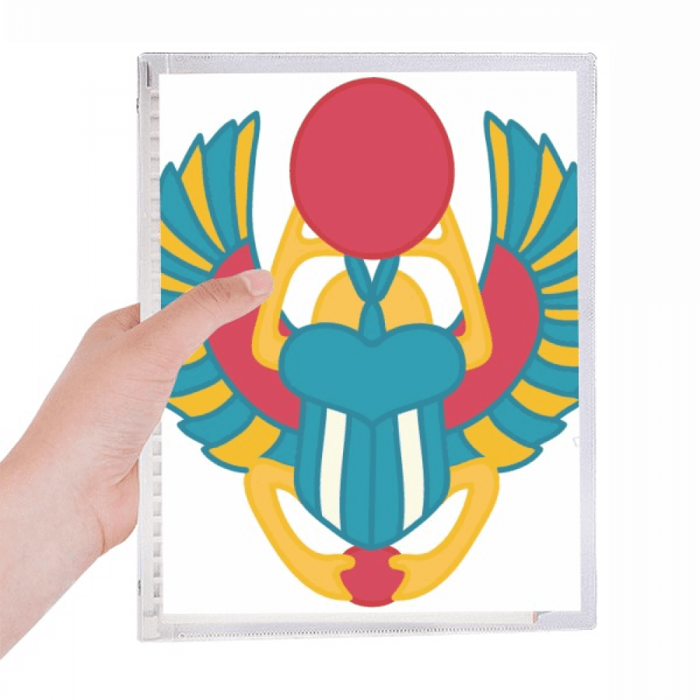ancient egypt scarab pattern notebook loose diary refillable journal statiry
