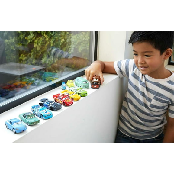 and   10-Pack Die-Cast  Racers, 1:55 Scale Collectible Toy Vehicles