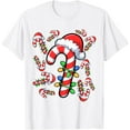 thumbnail image 1 of and Candy Cane Jolly Man Noel Lights T-Shirt, 1 of 4