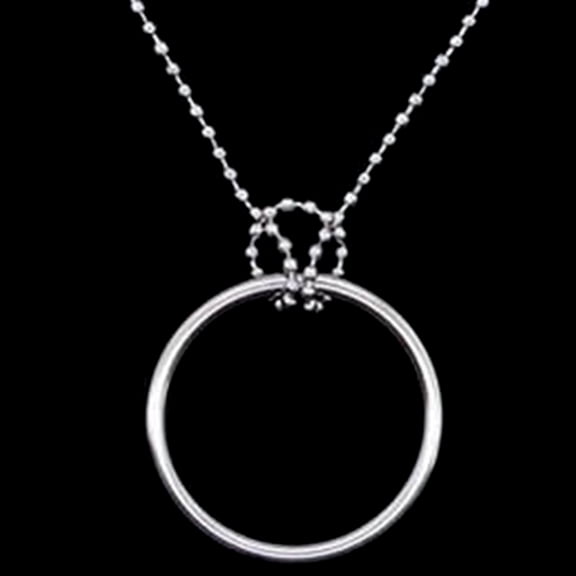 Stage Magic Tricks Props Easy To Learn Silver reative Large Silver Magic Knot Close-Up Magic for