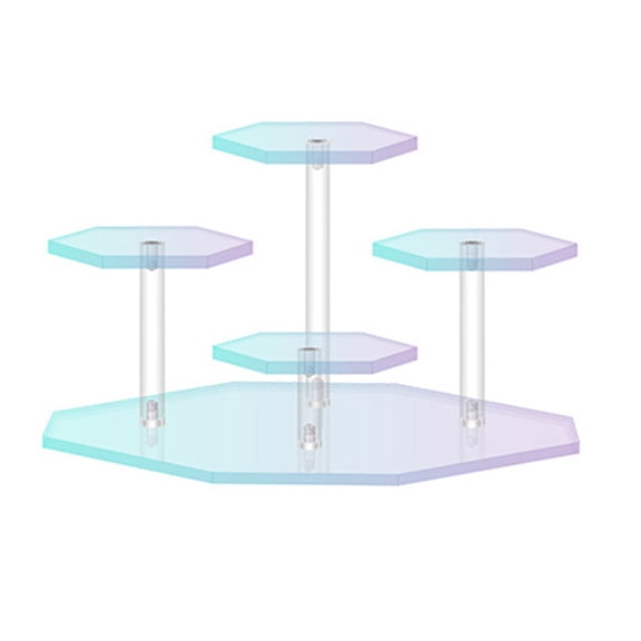 and Easy to Clean Acrylic Display Rack Multi functional Case Tray for Collectibles and Ornaments