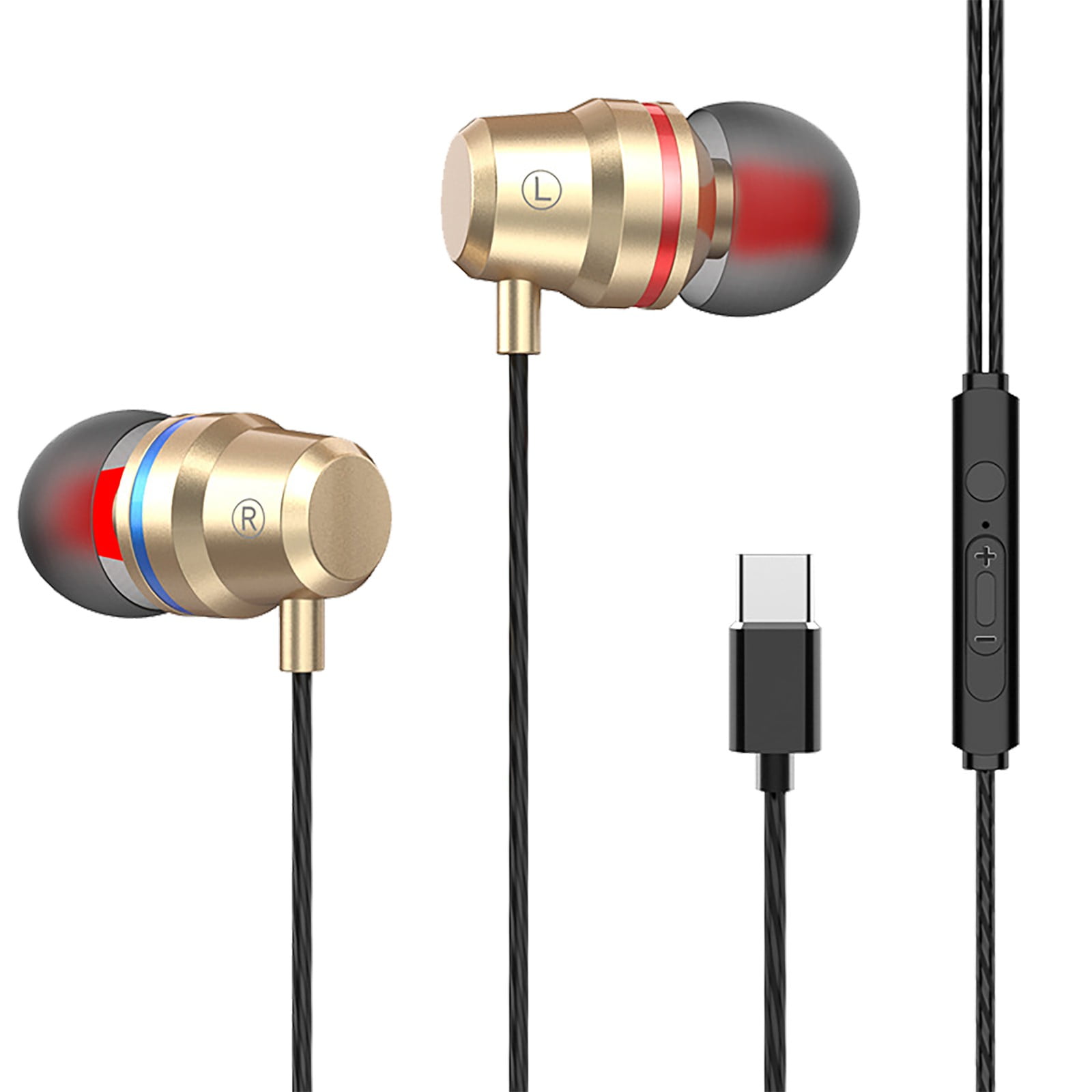 and Headset Sleep Headphones Noise Cancelling Side Sleeping Non Ear Pressure Wired Earplugs In Ear Bass Wired Headphones Walmart