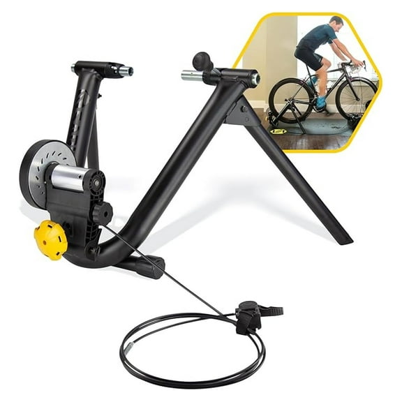 and Plus Indoor Bike Trainer, Magnetic Resistance, Compatible with Zwift App