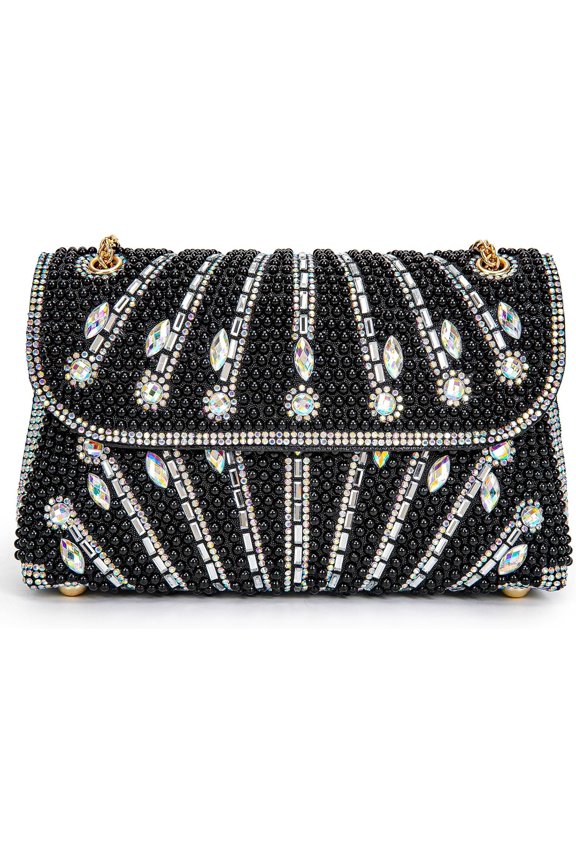 and Rhinestones Women's Evening Handbags Bags Crossbody Bags for Women Clutch Purse with Chain