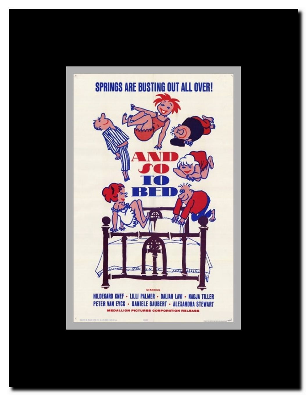 and So to Bed Framed Movie Poster