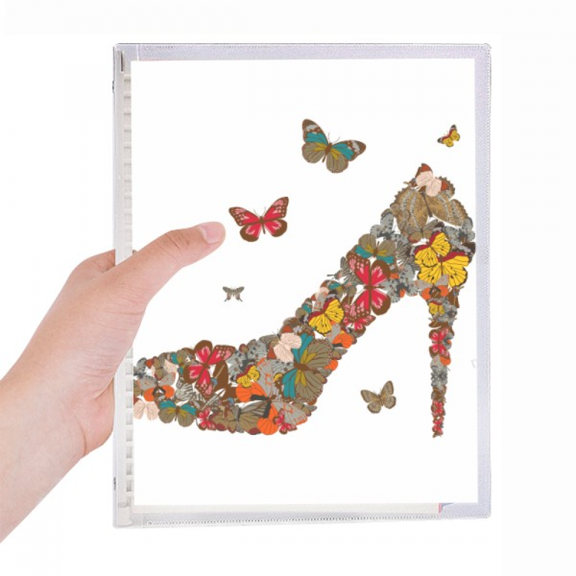 and high heel shoes notebook loose diary refillable journal statiry