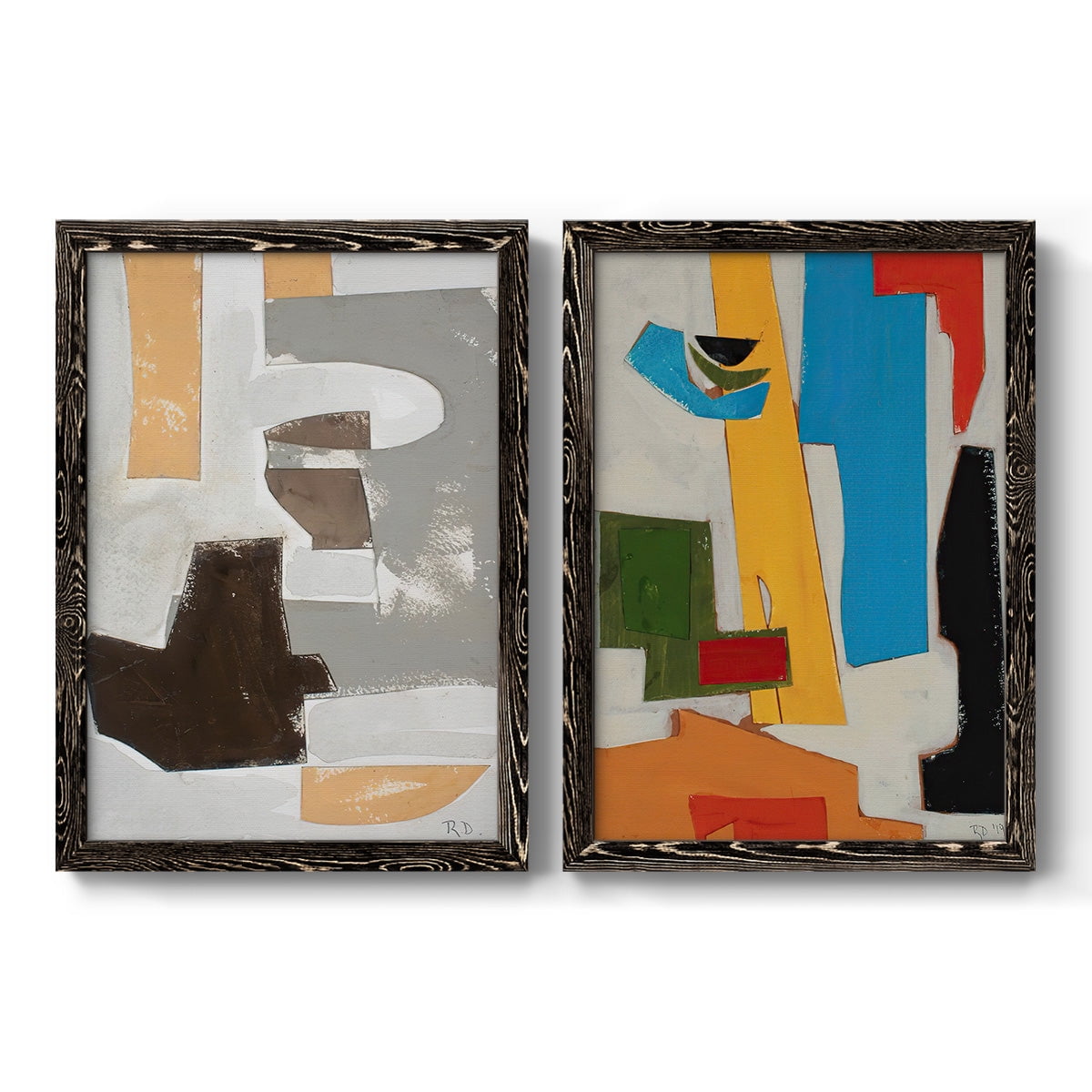 Andalusian Forms III - Premium Framed Canvas 2 Piece Set - Ready to Hang