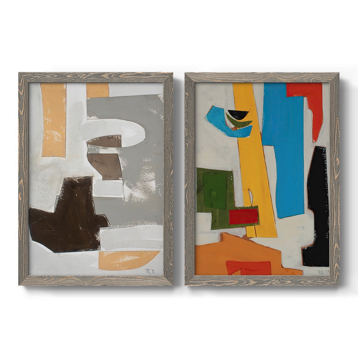 Andalusian Forms III - Premium Framed Canvas 2 Piece Set - Ready to Hang