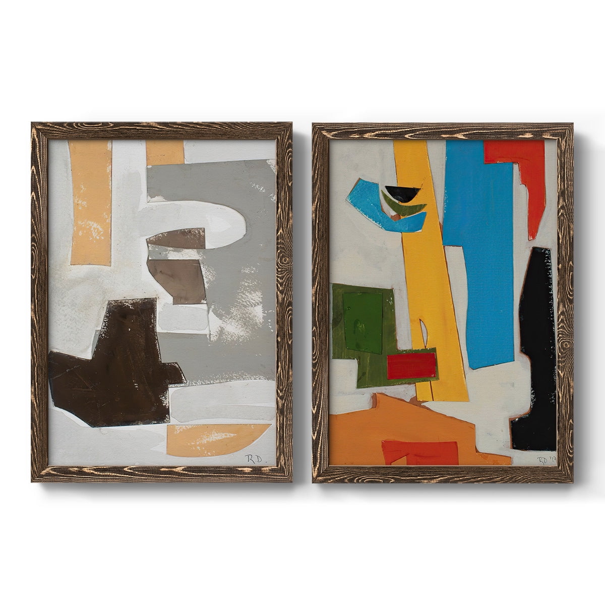Andalusian Forms III - Premium Framed Canvas 2 Piece Set - Ready to Hang