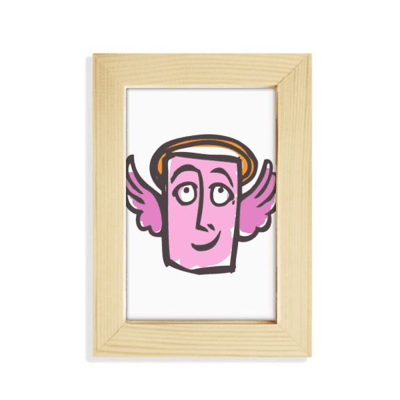 angel fsketch happy desktop display photo frame picture art painting 5x7 inch