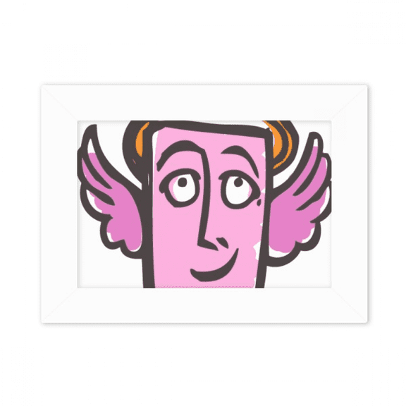 angel fsketch happy photo mount frame picture art painting desktop 5x7 inch