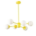 thumbnail image 1 of angelo:HOME Lloyd 6 Light Chandelier in Meyer Lemon, 1 of 4