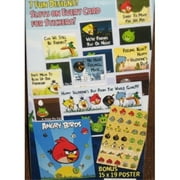 angry birds 34 valentines w 35 stickers and bonus poster