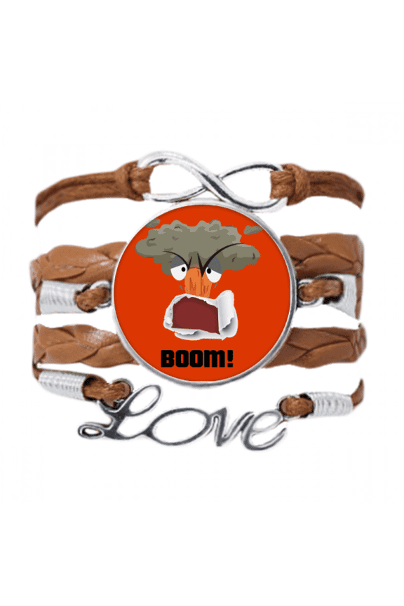 angry red emotion volcano eruption bracelet chain ornament wristband