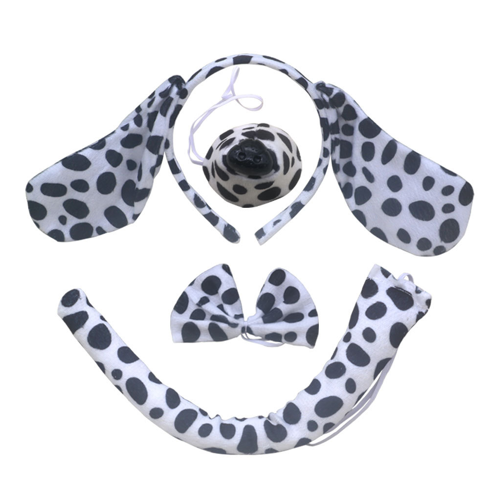 animal puppy ear headband 1 Set Dog Ear Headband Cosplay Tail