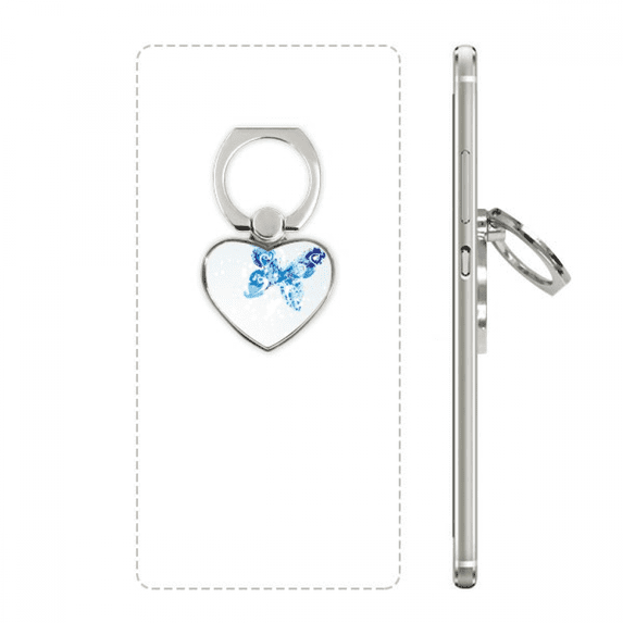 animal sky blue flutte graffiti ph stand holder kickstand universal support
