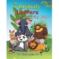thumbnail image 1 of animals and letters coloring books for kids ages: 3-8: activity books for kids, fun with letters, animals and colors, (Paperback), 1 of 1