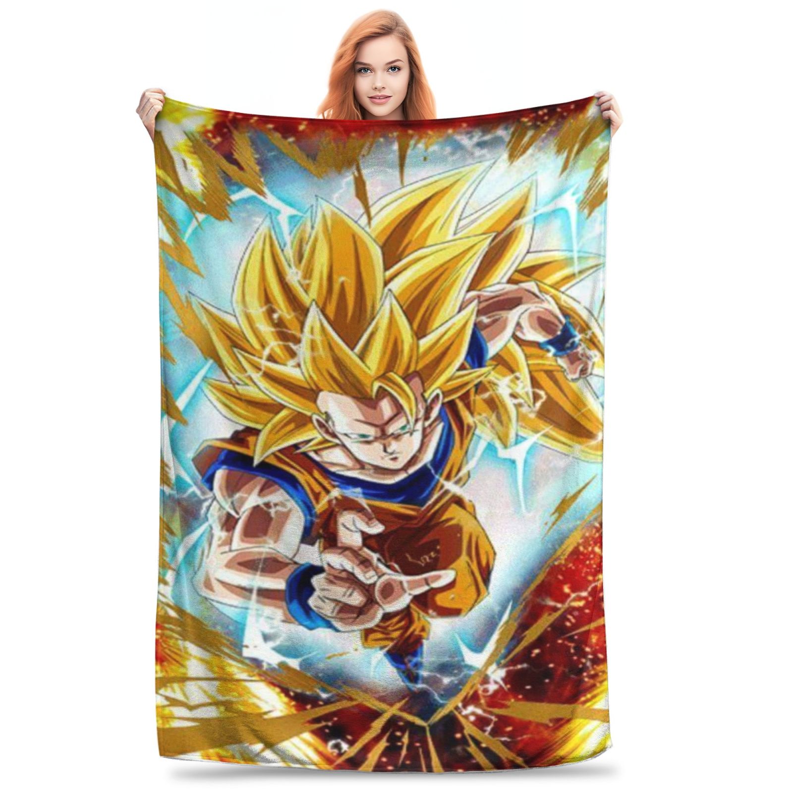 animation Blanket DRAGON BALL Soft Plush Flannel Warm Bed Throws