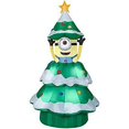 thumbnail image 1 of animatronic lighted christmas minion inflatable - 7 feet tall - gemmy, 1 of 1