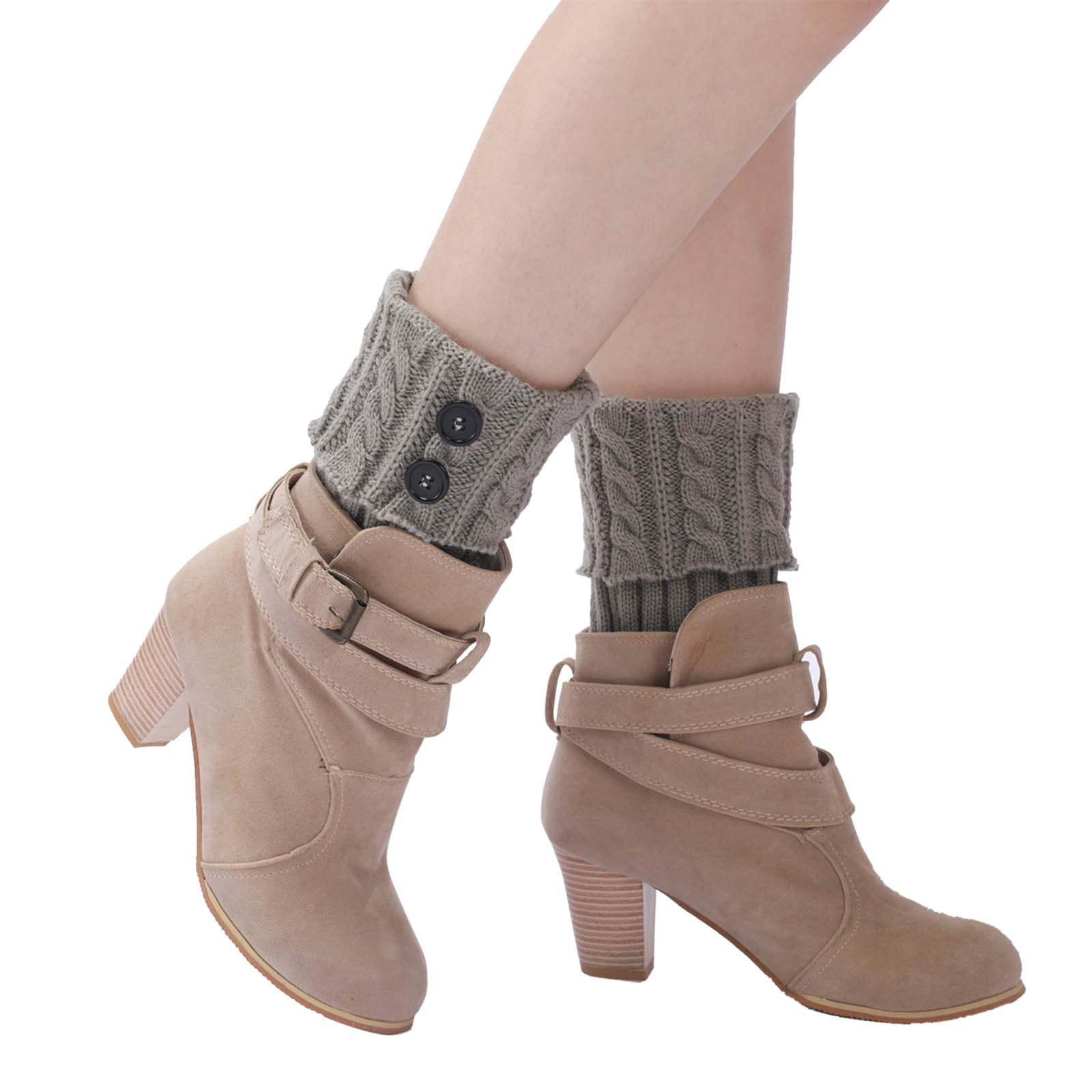ankle boots for women Woolen warm boot covers leggings women's autumn