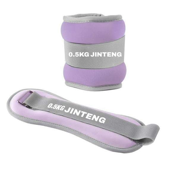 Behome Adjustable Ankle Weights, 2 Lbs 1 Pair Strength Training Wrist/Leg/Arm Weights Sets for Gym, Fitness Workout, Running, Lifting