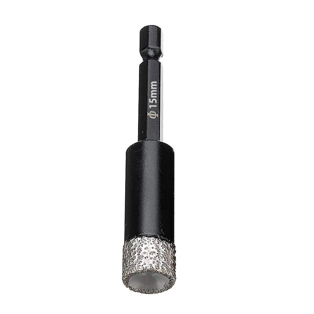 anna 6 15mm Vaccum Brazed Diamond Dry Drill Bit Porcelain Granite