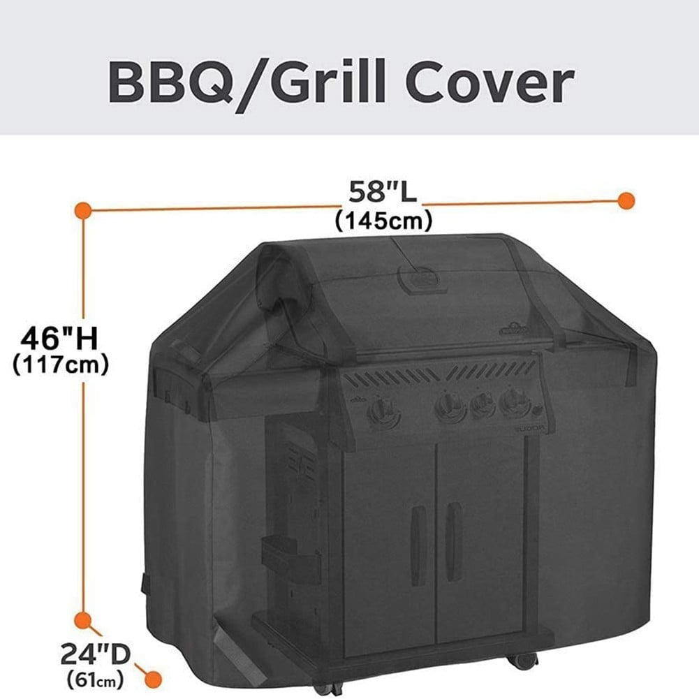 anna Kettle BBQ Grill Cover, Round Barbecue Grill Covers for er Charcoal Kettle, Heavy Duty