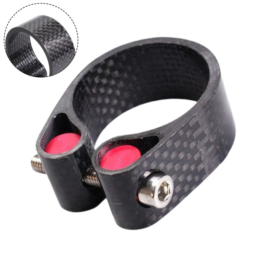 anna Mountain Bike Seatpost Clamp 3K Carbon Fiber Post Clamps \\Bicycle