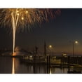 thumbnail image 1 of The annual July fourth fireworks brighten the Astoria sky; Astoria, Oregon, United States of America Poster Print by Robert L. Potts / Design Pics (17 x 11), 1 of 2