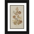 thumbnail image 1 of anonymous 20x32 Black Ornate Wood Framed with Double Matting Museum Art Print Titled - Delicate Dried Flowers arrangement on rice paper, 1 of 4