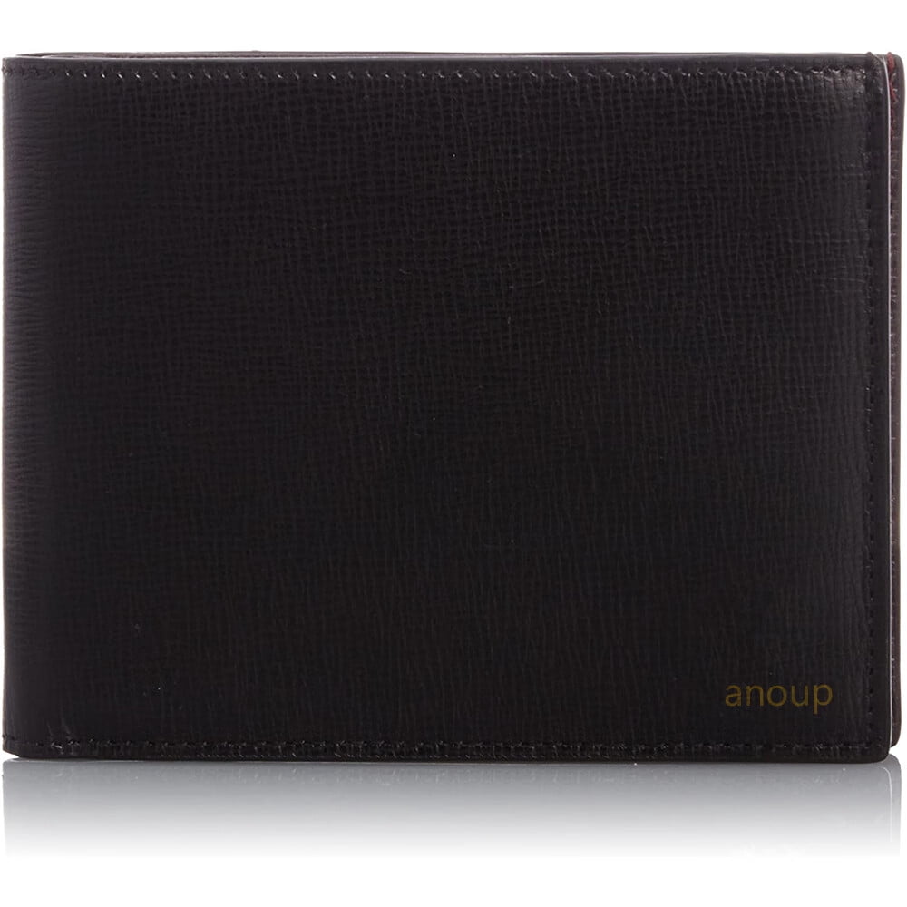 anoup Men's Leather RFID Blocking Passcase Security Wallet - Walmart.com