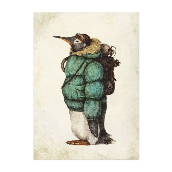 antarctic Explorer II - Drawing Unframed Wall Art Print 24 x 36 inches