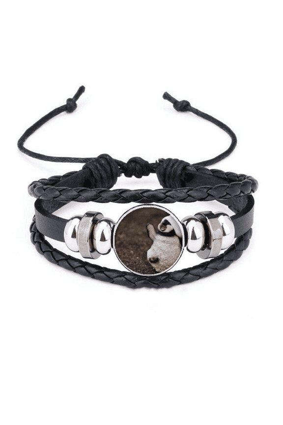 antarctic penguin mas cap nature bracelet braided leather woven wristband