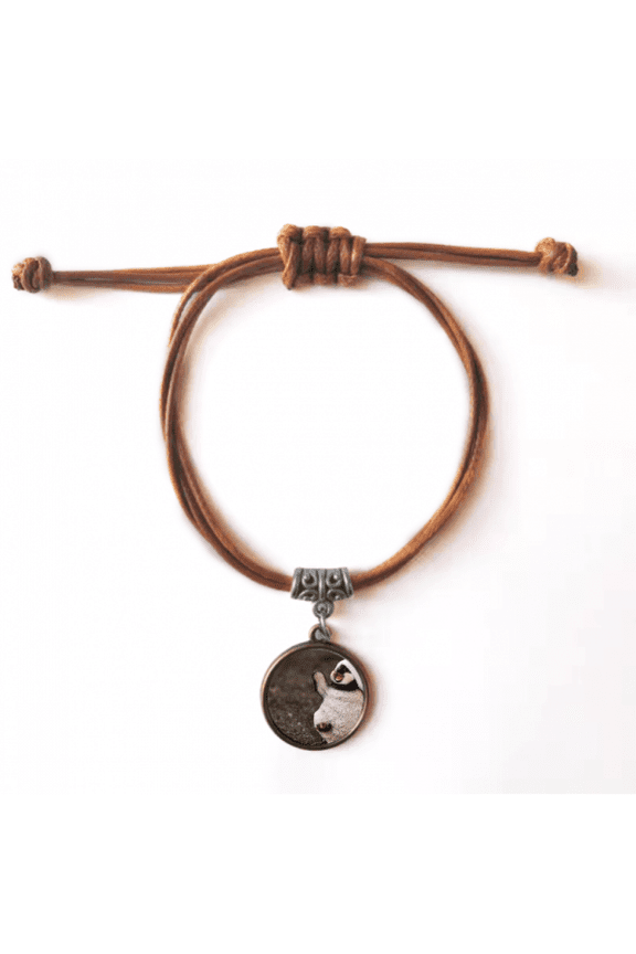 antarctic penguin mas cap nature bracelet leather hide wristband brown jewelry