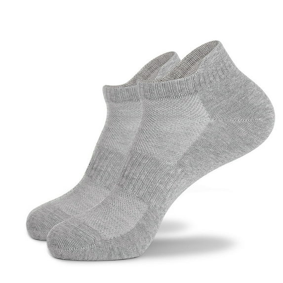 anti odor socks for Men & Women , Size Hiking and Sports , 6 Pairs Multi-Size Options for Running, Hiking and Sports , Short socks Thick Cushion Grey