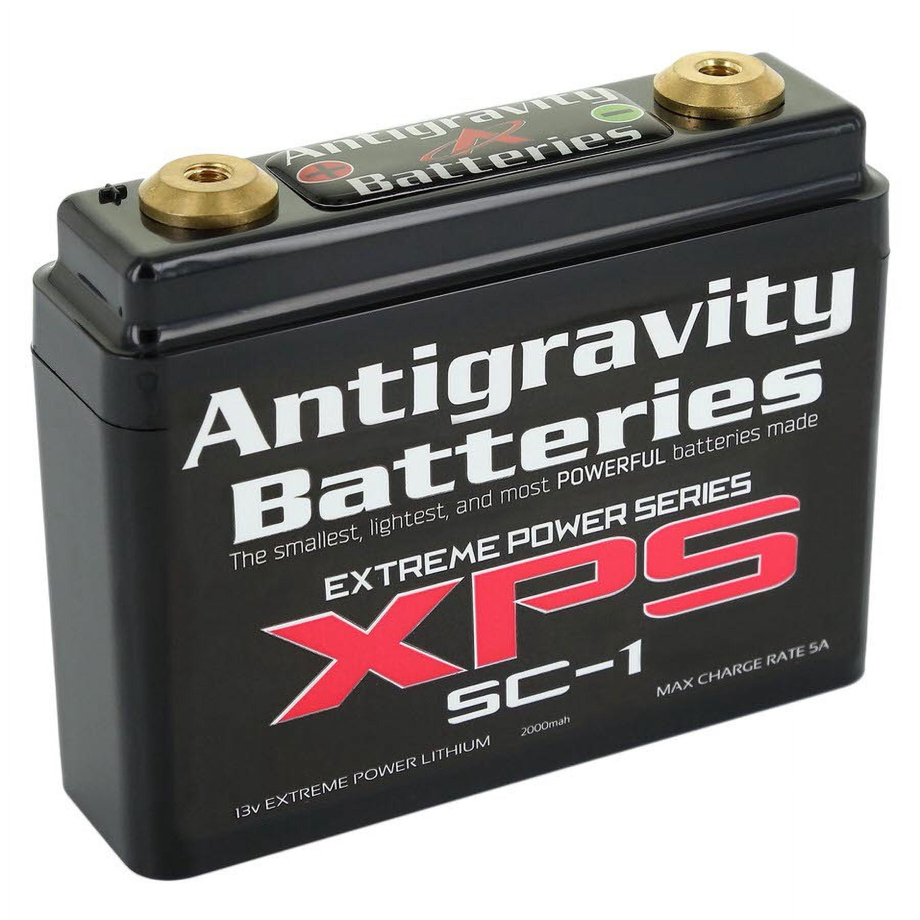 Antigravity SC-1 Lithium Motorcycle Battery, Small Case Race Battery, 150 Cranking Amps, Lightweight Powersports Battery