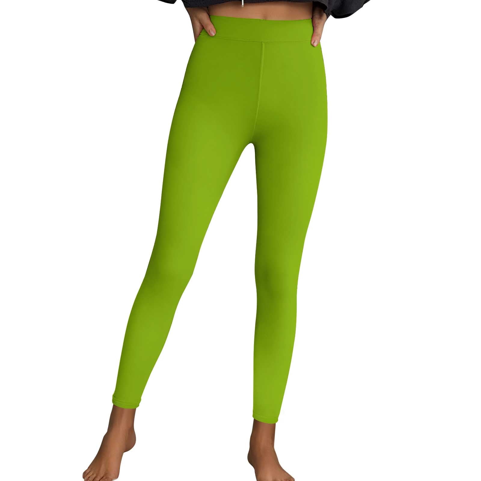 aohooy Dress Leggings for Women Business Casual Plus Size Yoga Tight High  Waisted Tummy Control Pants Thermal Stretch Running Workout Gym Trousers  Mint Green,XL - Walmart.com