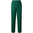 thumbnail image 1 of aohooy Scrub Pant,Unisex Plus Size Stretch Elastic Waisted Workwear Drawstring Pants with Pockets Army Green,XL, 1 of 3