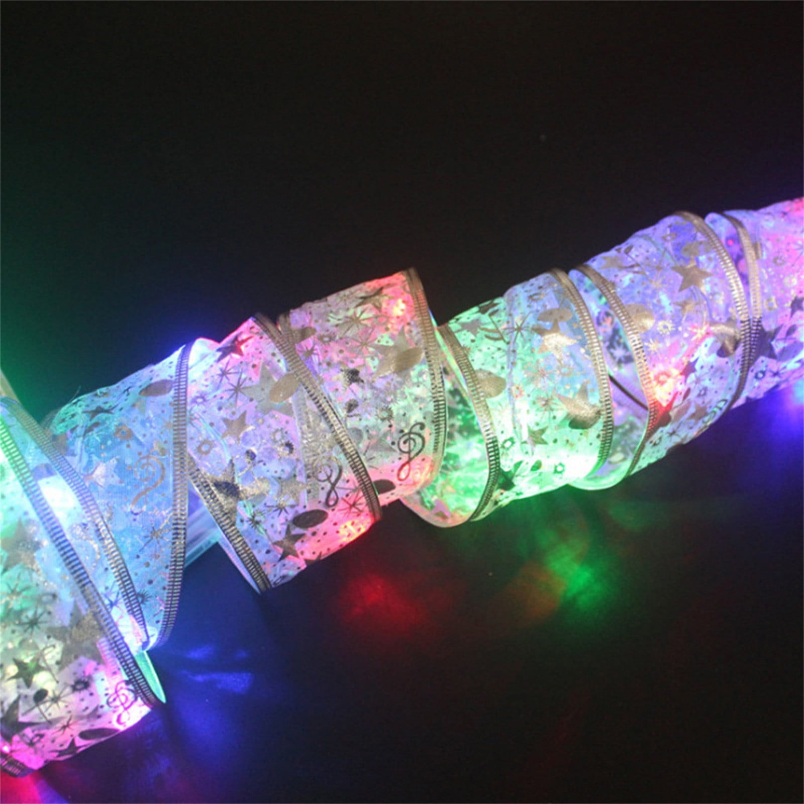 aoksee Christmas Ribbon Clearance,Christmas Decoration LED Ribbon