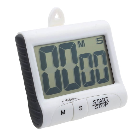 aoksee Magnet Digital Kitchen Count Down Counter Timer Beeping Alarm Clock gifts for home Clearance White