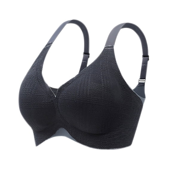 Gufahion No Underwire Bras, Plus Size Comfortable Daily Bras for Women, Wireless Bras Everyday Bras Push Up, Gifts for Her