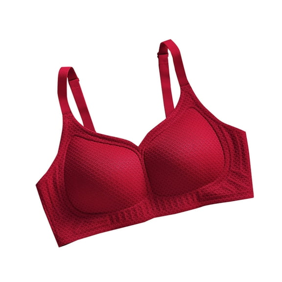 Gufahion No Wire Bras for Women, Pushup Bras Plus Size Comfortable Bras Everyday Bras, XL