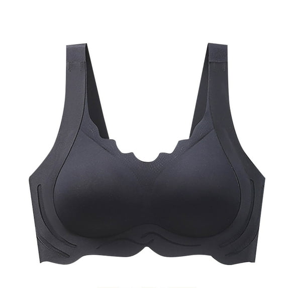 Amkhujs Plus Size Bras for Older Women Seamless Bras, Womens Bras No Underwire, Everyday Bras Pushup Bras for Women, Gifts for Her