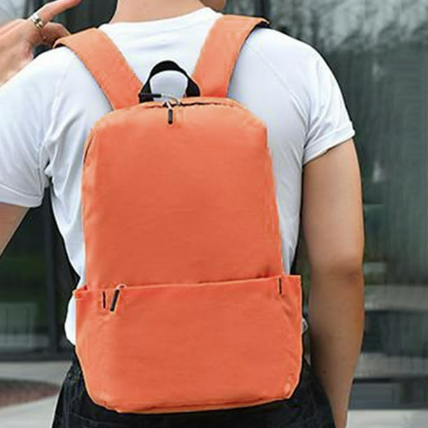 aoksee School Backpack Clearance Solid Color Small Backpack Men s And Women s Casual Shoulder Bag Outdoor Travel Backpack Large Capacity