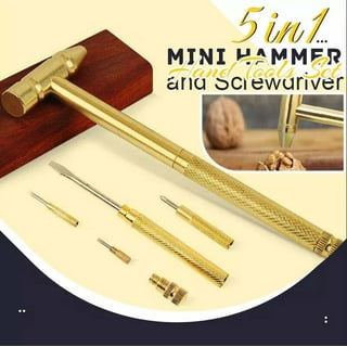 Mini Multifunction Hammer & Screwdriver Hand Tools Tiny Hammer for Jewelers